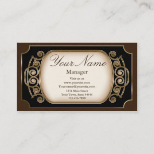 Retro Vintage Antique Business Card