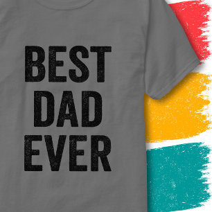 Retro Vintage Awesome Dad Graphic Best Dad Ever T-Shirt