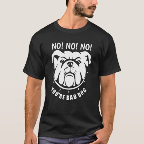 Retro Vintage Bad Dog Lover T_Shirt