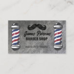 Retro Vintage Barbershop Hair Stylist Barber Shop Business Card at Zazzle