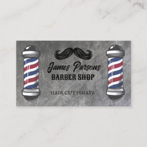 Retro Vintage Barbershop Hair Stylist Barber Shop Business Card