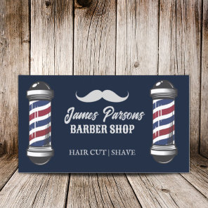 Retro Vintage Barbershop Hair Stylist Barber Shop Business Card