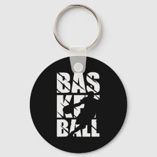 Retro Vintage Basketball Design For Basketball Pla Keychain