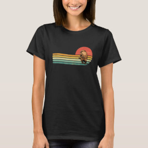 Retro Vintage Beaver Animal Beaver  Beaver Hunting T-Shirt