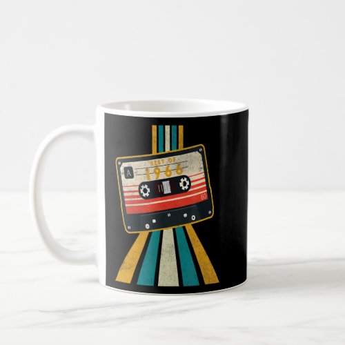 Retro Vintage Best Of 1966 Tape Mixtape  Coffee Mug