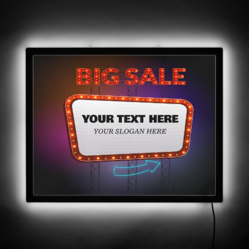 Retro Vintage Big Sale theater  LED Sign