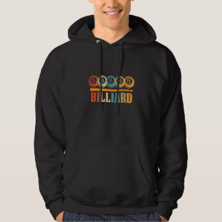Retro Vintage Billiard Player Snooker Pool Quote Hoodie