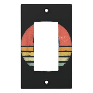 Retro Vintage Black Bear Light Switch Cover