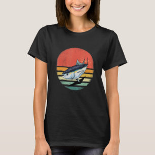 Retro Vintage Bluefin Tuna Saltwater Fishing Fishe T-Shirt