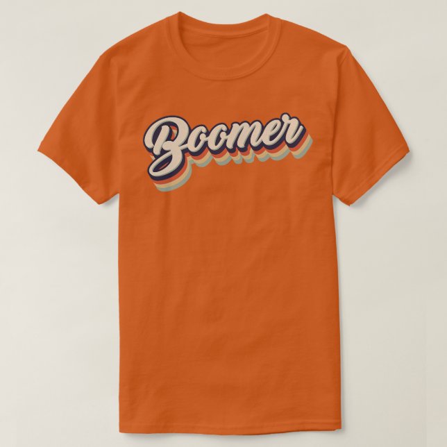 Retro Vintage Boomer T-Shirt (Design Front)