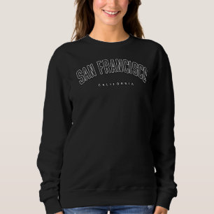 Retro Vintage California State Jersey San Francisc Sweatshirt
