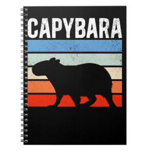 Retro Vintage Capybara Cute Animal Notebook