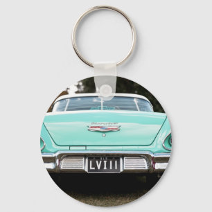 Retro vintage car keychain