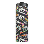 Retro Vintage Cassette Tapes Thermal Tumbler