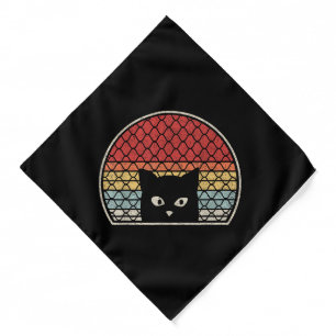 Retro Vintage Cat Bandana