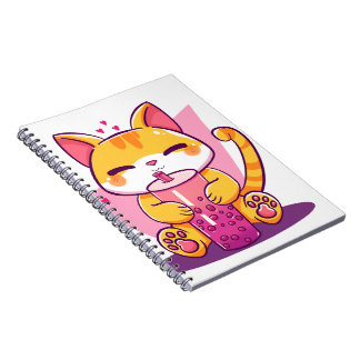 Retro Vintage Cat Notebook