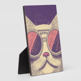 Retro Vintage Cat Plaque