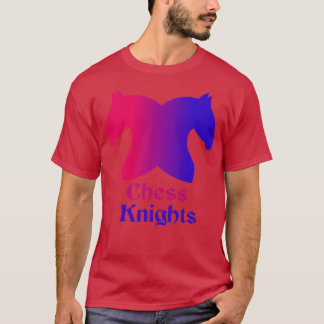 Retro Vintage Chess Knights (2) T-Shirt