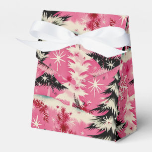 Retro Vintage Christmas: 1950's Pink Xmas Favor Boxes