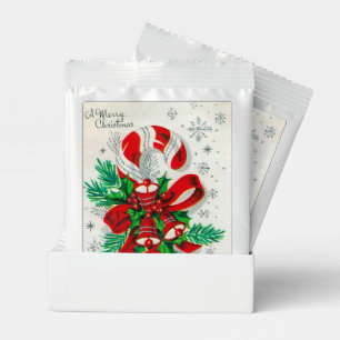 retro vintage Christmas candy cane Hot Chocolate Drink Mix