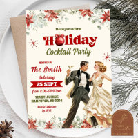 Retro Vintage Christmas Cocktail Holiday Party