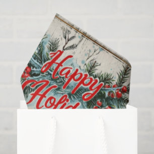 Retro Vintage Christmas: Mid Century Yuletide 2 Tissue Paper