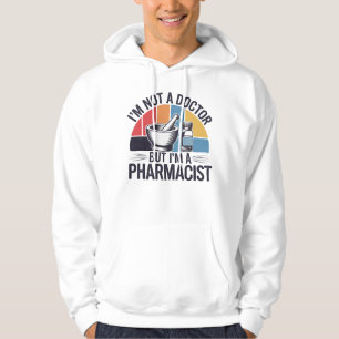 Retro Vintage colorful design gift for Pharmacist Hoodie
