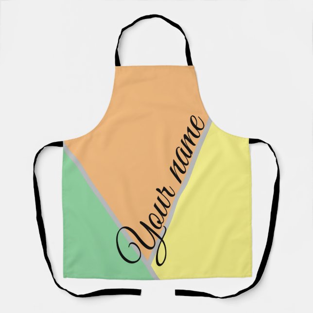 Retro Vintage Colours  Apron (Front)