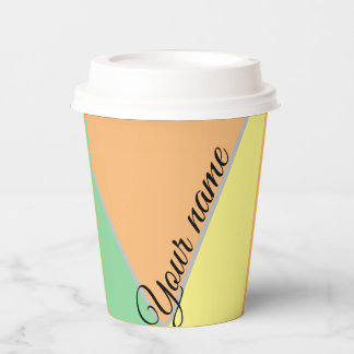 Retro Vintage Colours Case-Mate iPhone Case Paper Cups