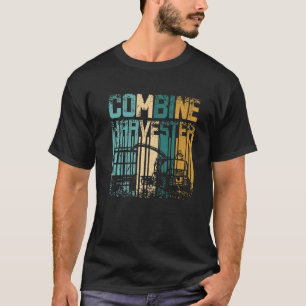 Retro Vintage Combine Harvester T-Shirt