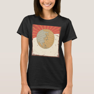 Retro Vintage Cool World Globe Earth Geography T-Shirt