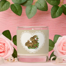 Retro Vintage Coquette Pastel Baby Animals Bunny