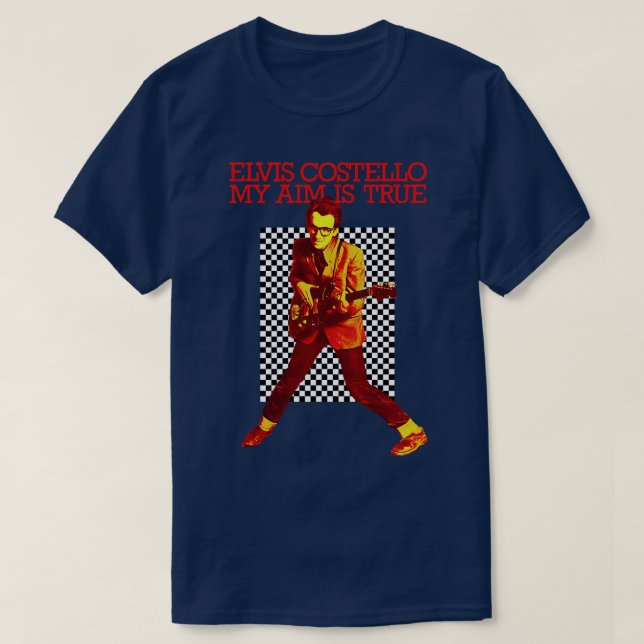 Retro Vintage Costello T-Shirt (Design Front)
