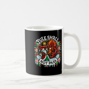 Retro Vintage Creepmas Yule Shall Not P Wizard San Coffee Mug