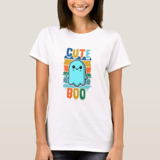 Retro Vintage Cute Halloween Ghost T-Shirt
