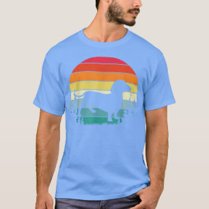 Retro Vintage Dachshund Dog Lover Gift Men Women T-Shirt