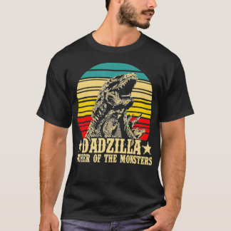 Retro Vintage Dadzilla Father Of The Monsters T-Shirt