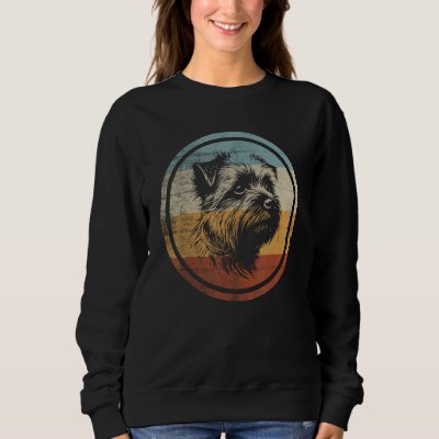 Retro Vintage Design Norfolk Terrier Dog 2 Sweatshirt
