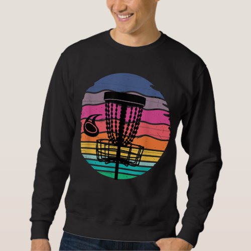 Retro Vintage Disc Golf Disc Golf Clothing Gift Sweatshirt