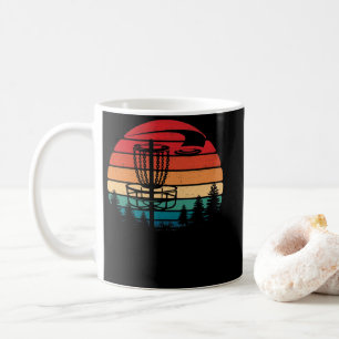Retro Vintage Disc Golf Frolf Flying Disc Sport Coffee Mug