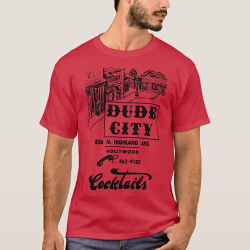 Retro Vintage Dude City Gay Bar T_Shirt