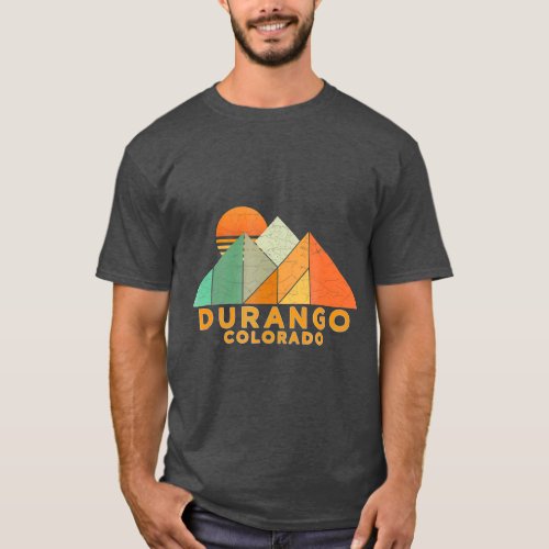 Retro Vintage Durango Colorado Tee Shirt