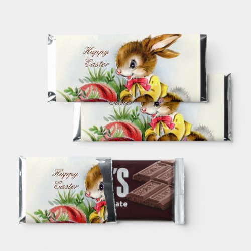 Retro vintage Easter bunny  Hershey Bar Favors