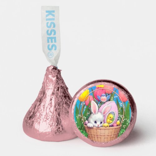 retro vintage Easter bunny Holiday Hersheys Kisses