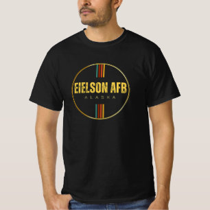 Retro vintage Eielson AFB Alaska State 70s Groovy  T-Shirt