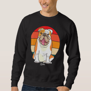 Retro Vintage English Bulldog Sweatshirt