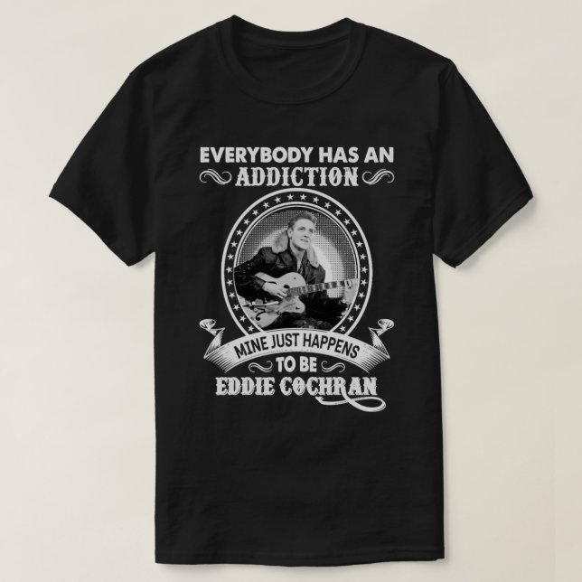 Retro Vintage Everybody Has An Addiction Mine Just T-Shirt (Design Front)