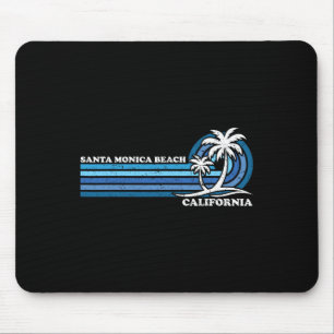 Retro Vintage Family Vacation California Santa Mon Mouse Pad