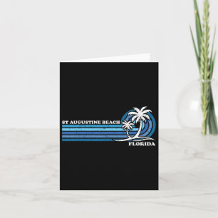 Retro Vintage Family Vacation Florida St. Augustin Card
