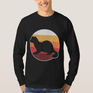Retro Vintage Ferret S Animal T-Shirt